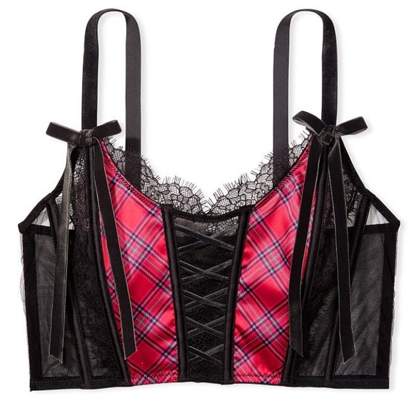 🔥Victoria’s Secret Dream Angels Unlined Lace-Up Bra Top🔥